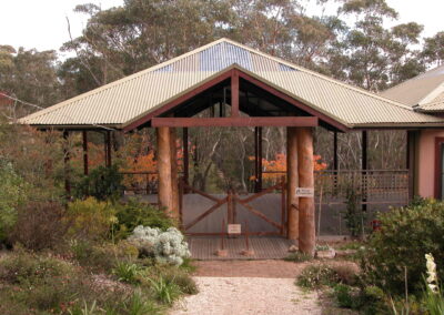 Main gate to the centre compound